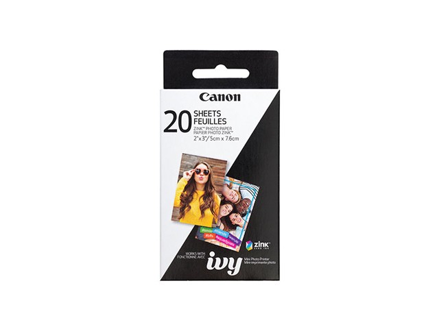 Canon ZINK 20-pack 2 x 3 Photo Paper for IVY Photo Printer
